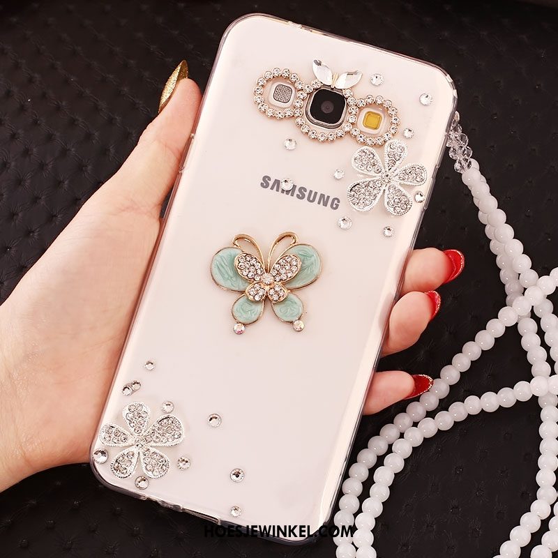 Samsung Galaxy A8 Hoesje Met Strass Mooie Hanger, Samsung Galaxy A8 Hoesje Hoes Anti-fall