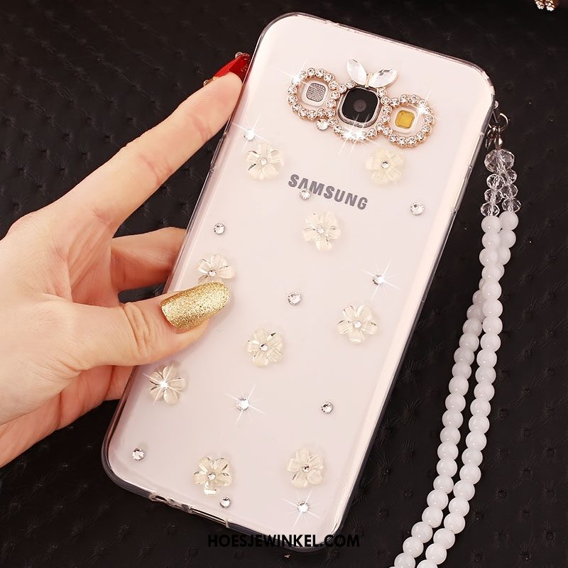 Samsung Galaxy A8 Hoesje Met Strass Mooie Hanger, Samsung Galaxy A8 Hoesje Hoes Anti-fall