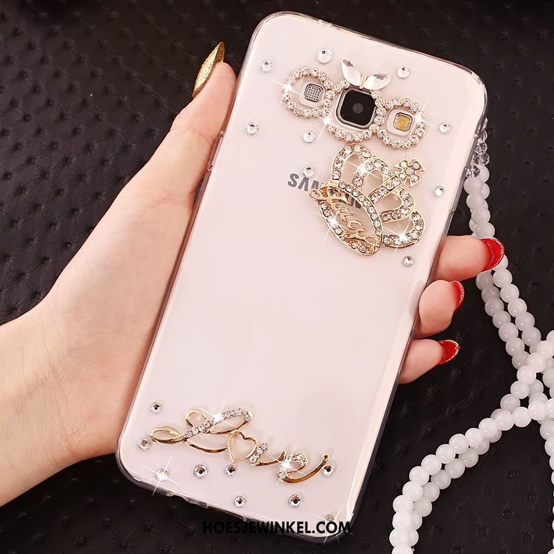 Samsung Galaxy A8 Hoesje Met Strass Mooie Hanger, Samsung Galaxy A8 Hoesje Hoes Anti-fall