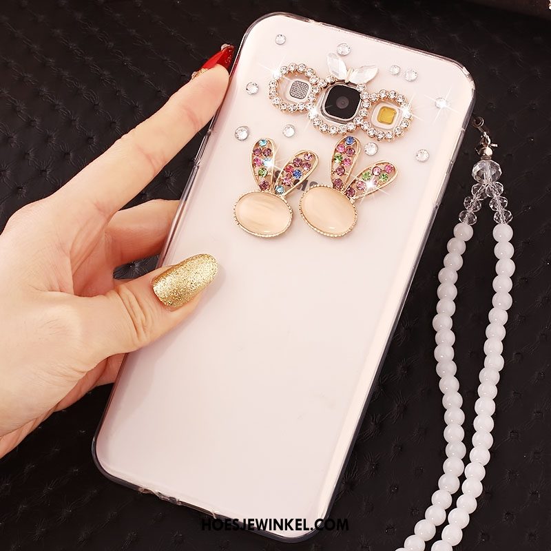 Samsung Galaxy A8 Hoesje Met Strass Mooie Hanger, Samsung Galaxy A8 Hoesje Hoes Anti-fall