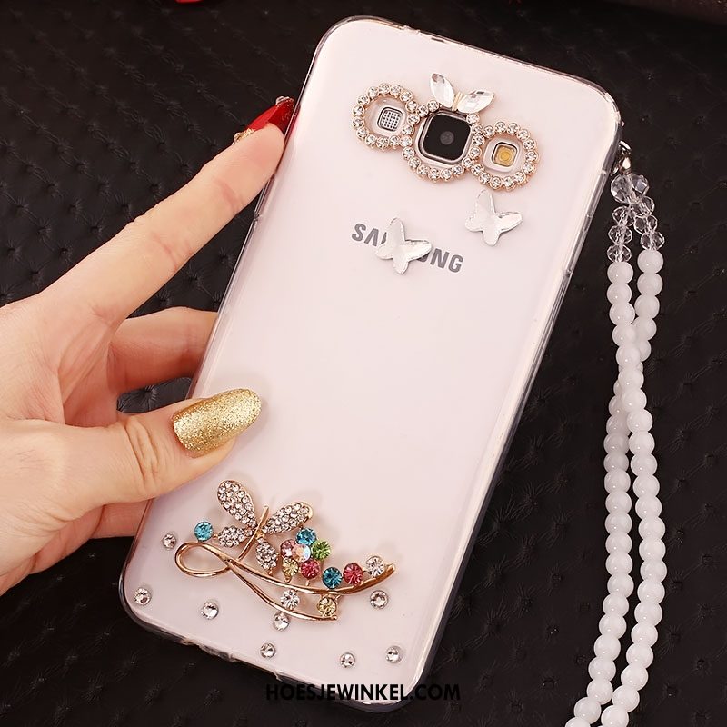 Samsung Galaxy A8 Hoesje Met Strass Mooie Hanger, Samsung Galaxy A8 Hoesje Hoes Anti-fall