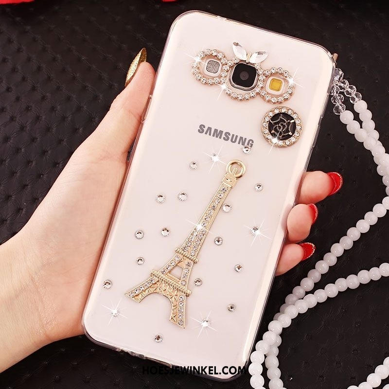 Samsung Galaxy A8 Hoesje Met Strass Mooie Hanger, Samsung Galaxy A8 Hoesje Hoes Anti-fall