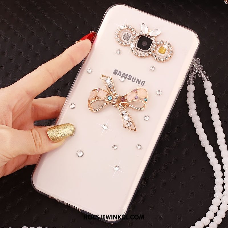 Samsung Galaxy A8 Hoesje Met Strass Mooie Hanger, Samsung Galaxy A8 Hoesje Hoes Anti-fall