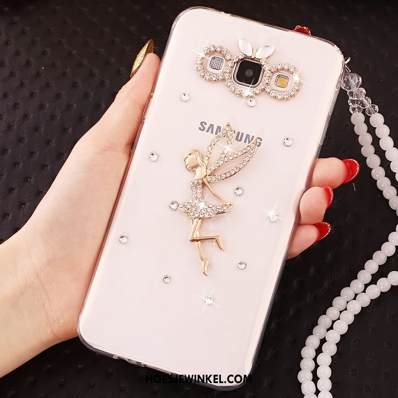 Samsung Galaxy A8 Hoesje Met Strass Mooie Hanger, Samsung Galaxy A8 Hoesje Hoes Anti-fall