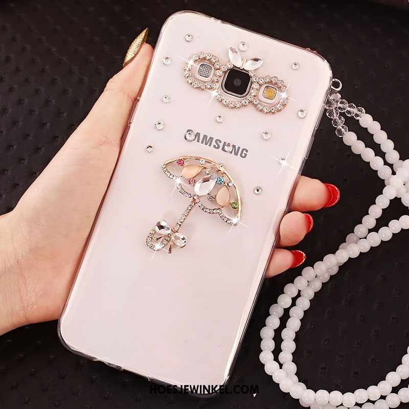 Samsung Galaxy A8 Hoesje Met Strass Mooie Hanger, Samsung Galaxy A8 Hoesje Hoes Anti-fall