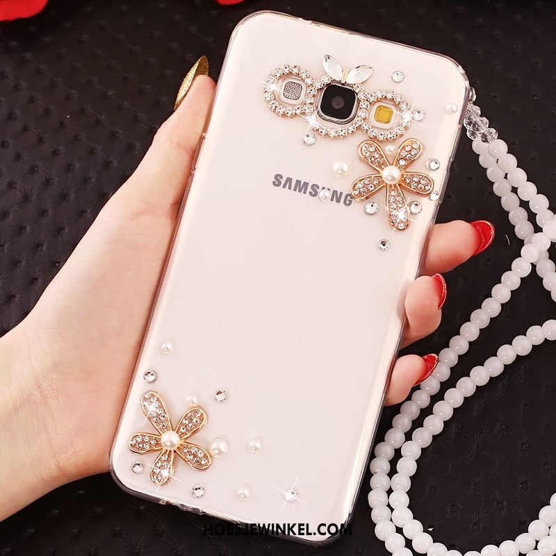 Samsung Galaxy A8 Hoesje Met Strass Mooie Hanger, Samsung Galaxy A8 Hoesje Hoes Anti-fall