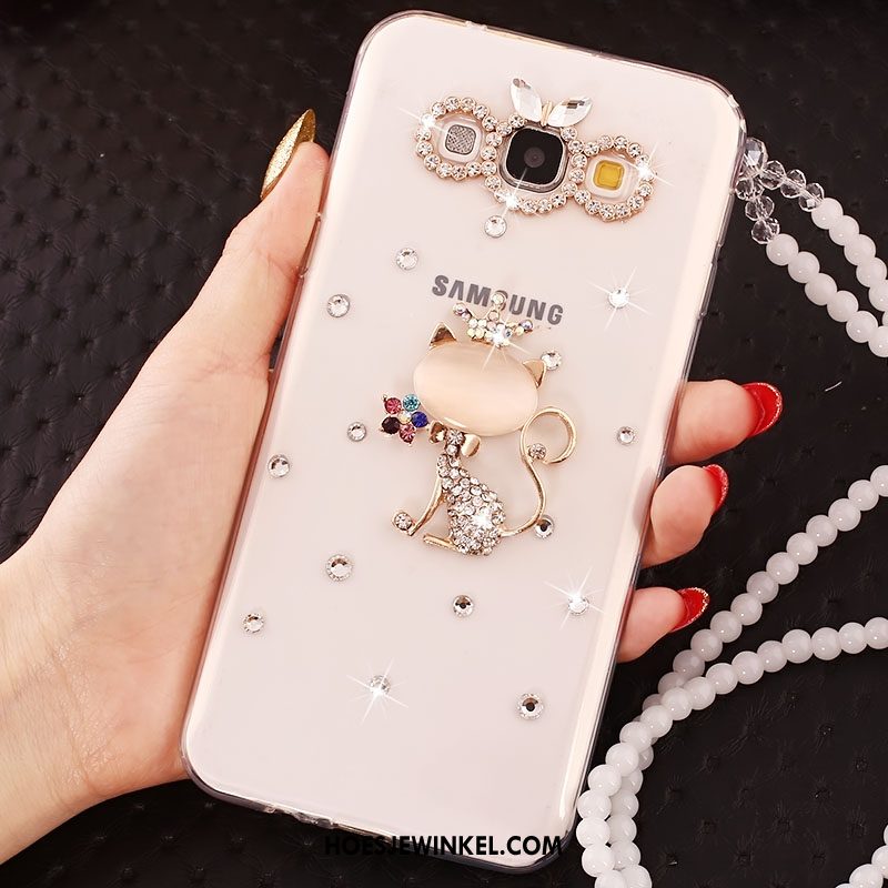 Samsung Galaxy A8 Hoesje Met Strass Mooie Hanger, Samsung Galaxy A8 Hoesje Hoes Anti-fall