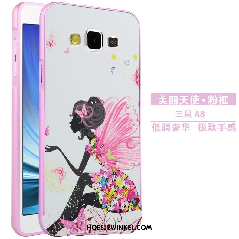 Samsung Galaxy A8 Hoesje Omlijsting Bescherming Hoes, Samsung Galaxy A8 Hoesje Spotprent Hard