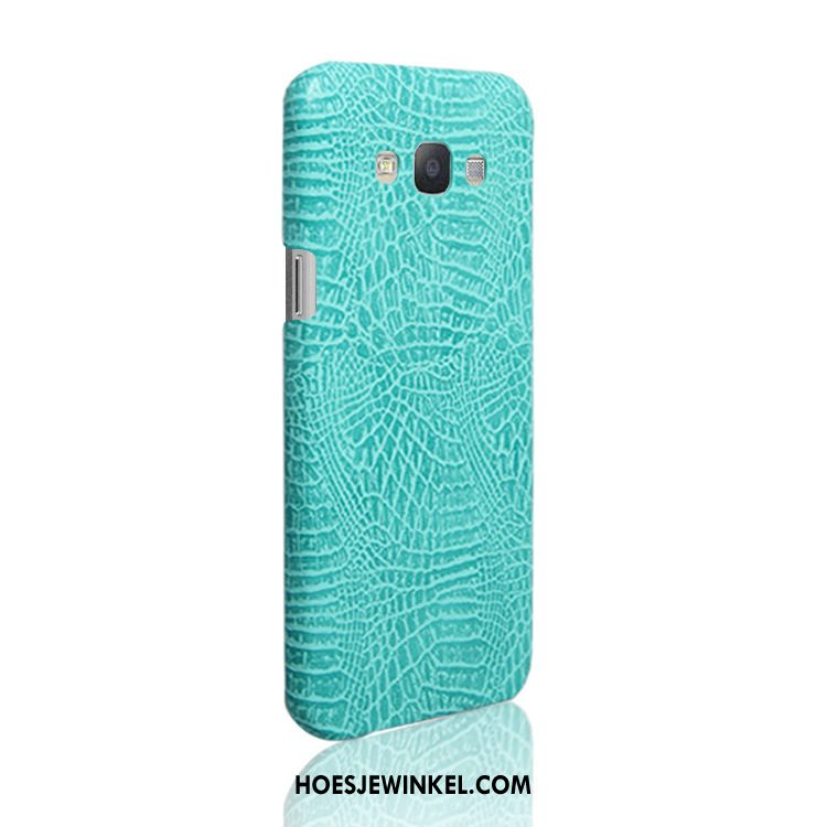 Samsung Galaxy A8 Hoesje Rood Anti-fall Leren Etui, Samsung Galaxy A8 Hoesje Bescherming Hard