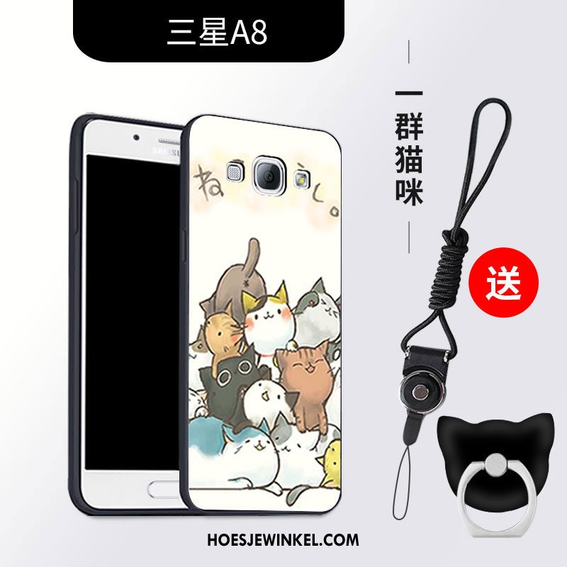 Samsung Galaxy A8 Hoesje Schrobben Ster Bescherming, Samsung Galaxy A8 Hoesje Hoes Blauw