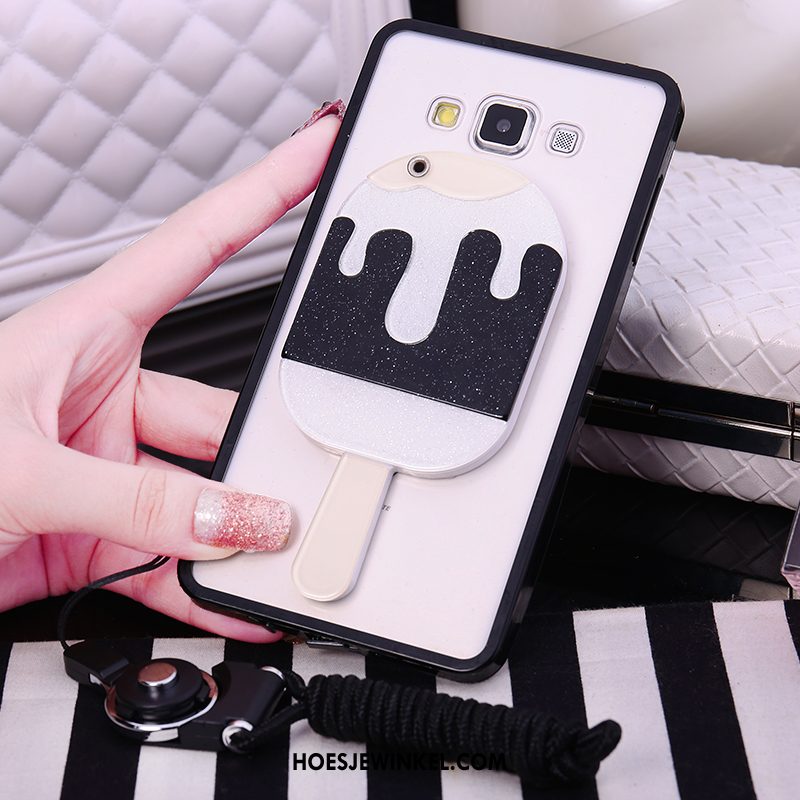 Samsung Galaxy A8 Hoesje Ster Mooie Hanger, Samsung Galaxy A8 Hoesje Siliconen Hoes