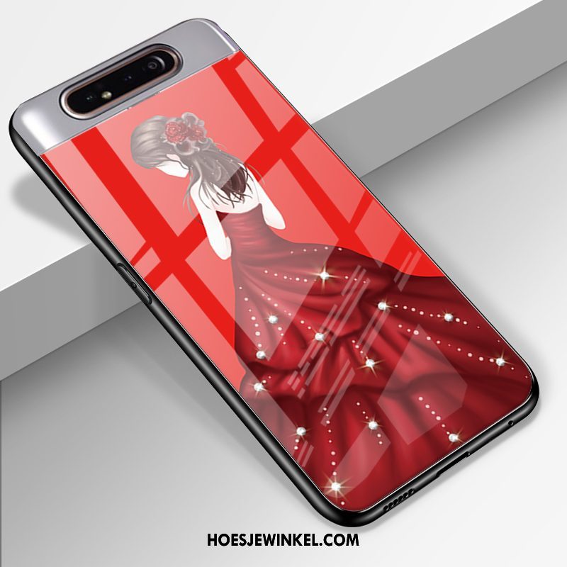 Samsung Galaxy A80 Hoesje Glas Mobiele Telefoon Gazen, Samsung Galaxy A80 Hoesje Hoes Persoonlijk