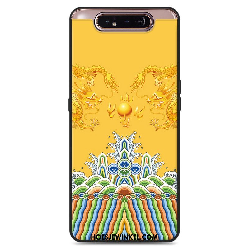 Samsung Galaxy A80 Hoesje Hoes Mobiele Telefoon Grijs, Samsung Galaxy A80 Hoesje Ster Lovers