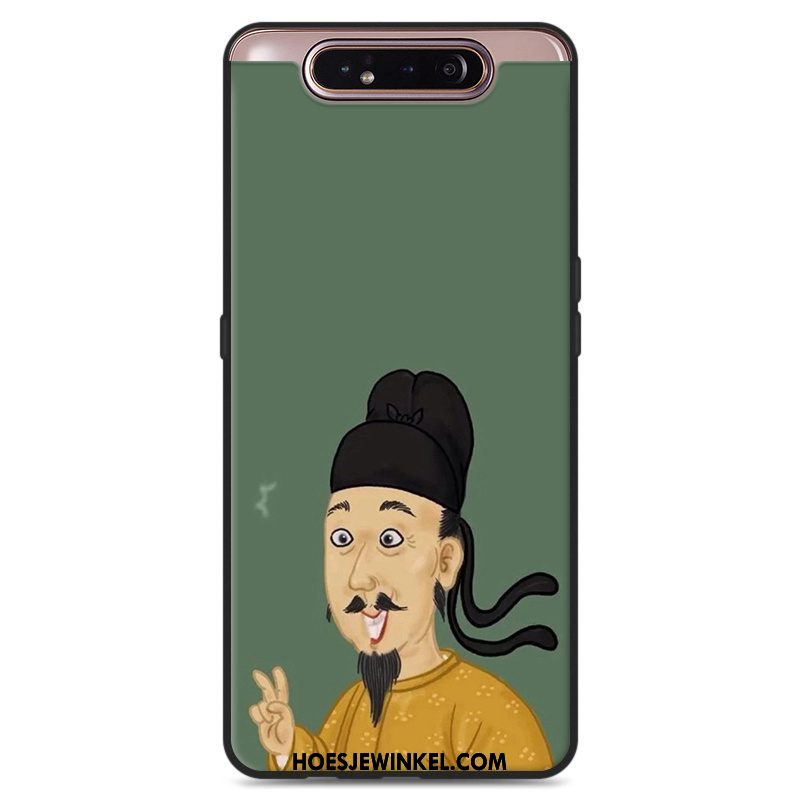 Samsung Galaxy A80 Hoesje Hoes Mobiele Telefoon Grijs, Samsung Galaxy A80 Hoesje Ster Lovers