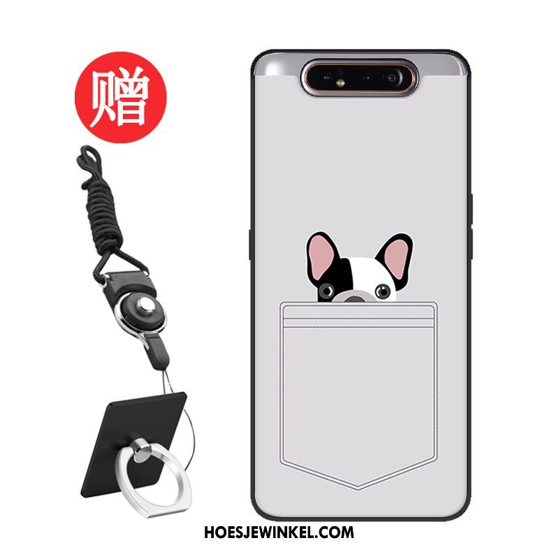 Samsung Galaxy A80 Hoesje Patroon Rood Hoes, Samsung Galaxy A80 Hoesje Mobiele Telefoon Bescherming