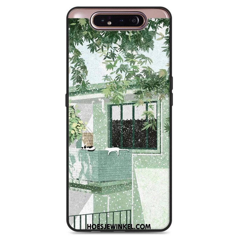 Samsung Galaxy A80 Hoesje Siliconen Kunst Hanger, Samsung Galaxy A80 Hoesje Wind Mobiele Telefoon