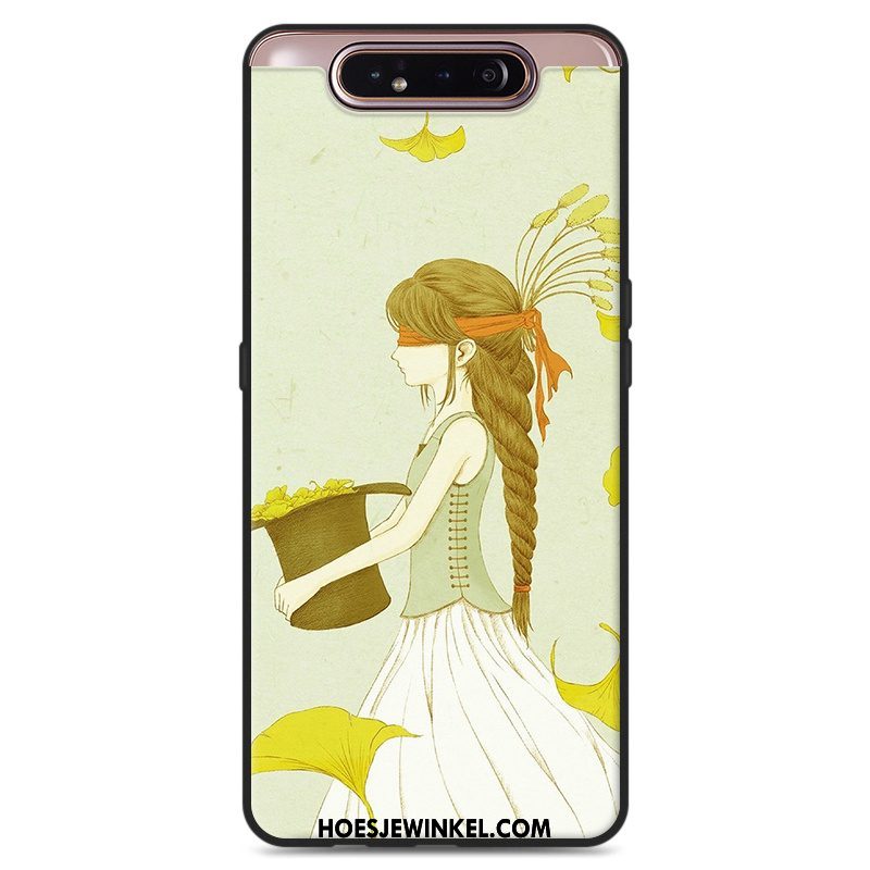 Samsung Galaxy A80 Hoesje Siliconen Kunst Hanger, Samsung Galaxy A80 Hoesje Wind Mobiele Telefoon