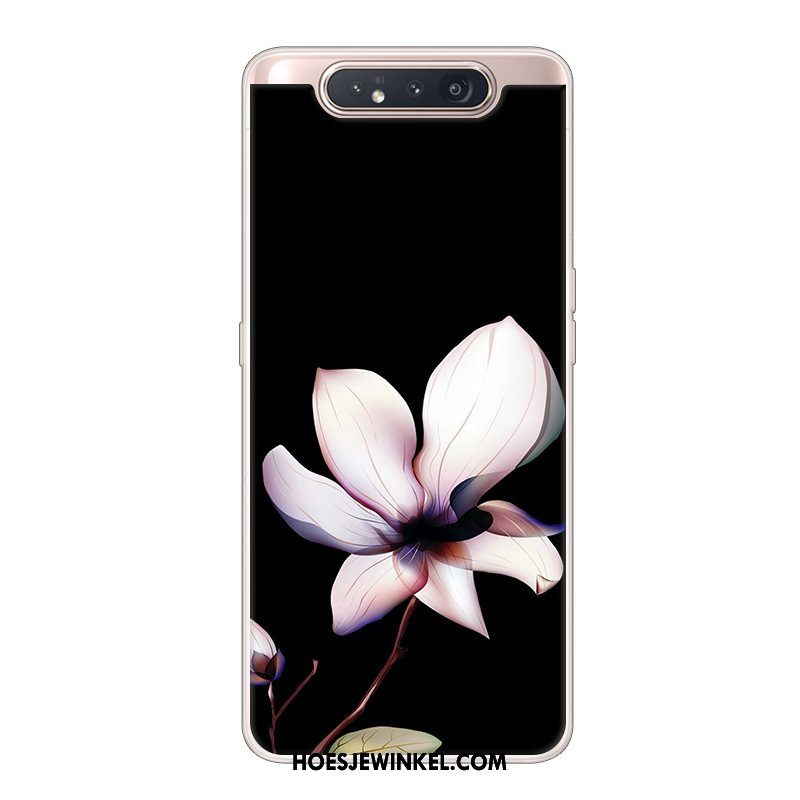 Samsung Galaxy A80 Hoesje Ster Hoes Bescherming, Samsung Galaxy A80 Hoesje Scheppend Wit