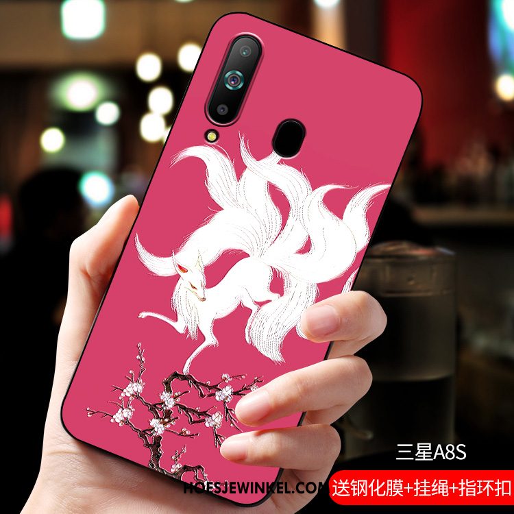 Samsung Galaxy A8s Hoesje Anti-fall Ster Pas, Samsung Galaxy A8s Hoesje Persoonlijk Hoes