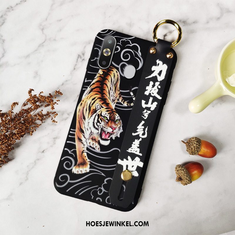 Samsung Galaxy A8s Hoesje Chinese Stijl Schrobben Trendy Merk, Samsung Galaxy A8s Hoesje Mobiele Telefoon Zacht