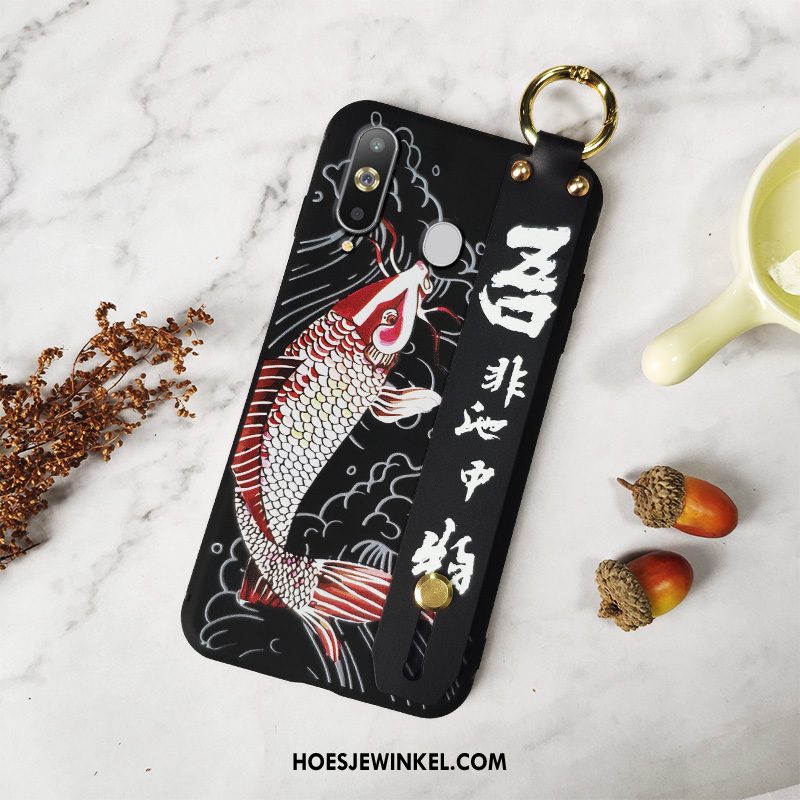 Samsung Galaxy A8s Hoesje Chinese Stijl Schrobben Trendy Merk, Samsung Galaxy A8s Hoesje Mobiele Telefoon Zacht