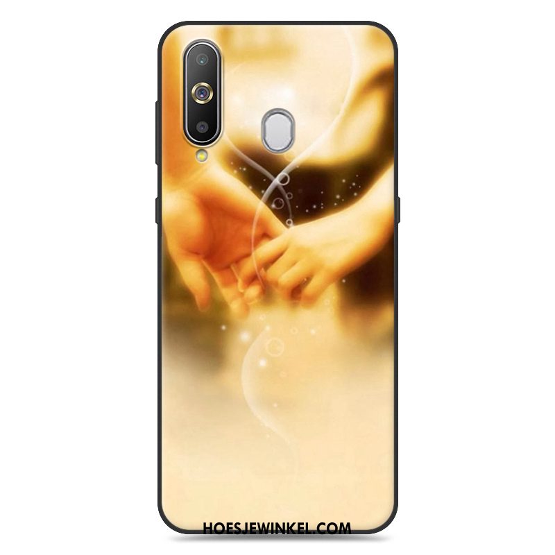 Samsung Galaxy A8s Hoesje Hoes All Inclusive Anti-fall, Samsung Galaxy A8s Hoesje Ster Zacht Beige