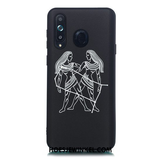 Samsung Galaxy A8s Hoesje Schrobben Dun Hoes, Samsung Galaxy A8s Hoesje Hanger Zacht