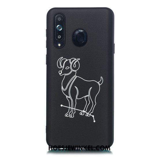 Samsung Galaxy A8s Hoesje Schrobben Dun Hoes, Samsung Galaxy A8s Hoesje Hanger Zacht