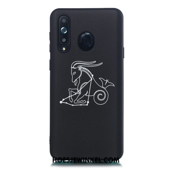 Samsung Galaxy A8s Hoesje Schrobben Dun Hoes, Samsung Galaxy A8s Hoesje Hanger Zacht