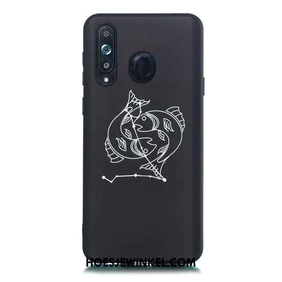 Samsung Galaxy A8s Hoesje Schrobben Dun Hoes, Samsung Galaxy A8s Hoesje Hanger Zacht