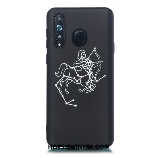 Samsung Galaxy A8s Hoesje Schrobben Dun Hoes, Samsung Galaxy A8s Hoesje Hanger Zacht