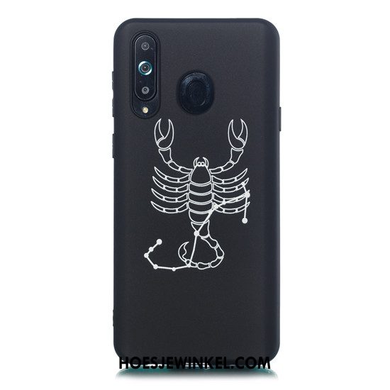 Samsung Galaxy A8s Hoesje Schrobben Dun Hoes, Samsung Galaxy A8s Hoesje Hanger Zacht