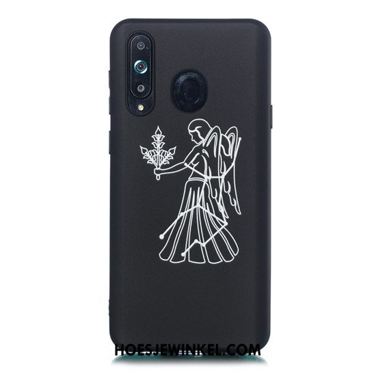 Samsung Galaxy A8s Hoesje Schrobben Dun Hoes, Samsung Galaxy A8s Hoesje Hanger Zacht