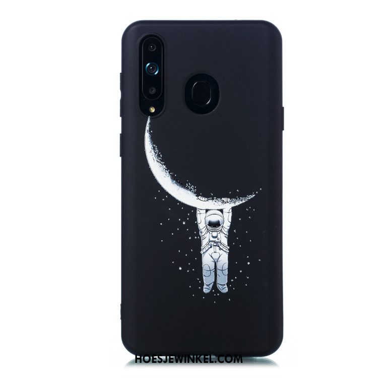 Samsung Galaxy A8s Hoesje Schrobben Dun Hoes, Samsung Galaxy A8s Hoesje Hanger Zacht