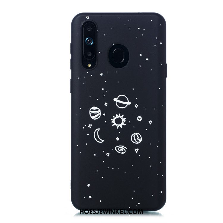 Samsung Galaxy A8s Hoesje Schrobben Dun Hoes, Samsung Galaxy A8s Hoesje Hanger Zacht