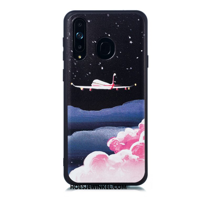 Samsung Galaxy A8s Hoesje Schrobben Dun Hoes, Samsung Galaxy A8s Hoesje Hanger Zacht