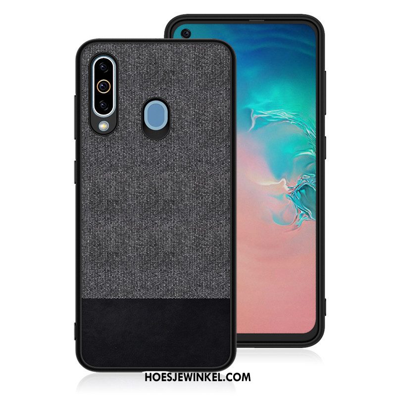 Samsung Galaxy A8s Hoesje Verbinding Hard Anti-fall, Samsung Galaxy A8s Hoesje Mobiele Telefoon Doek Braun Braun