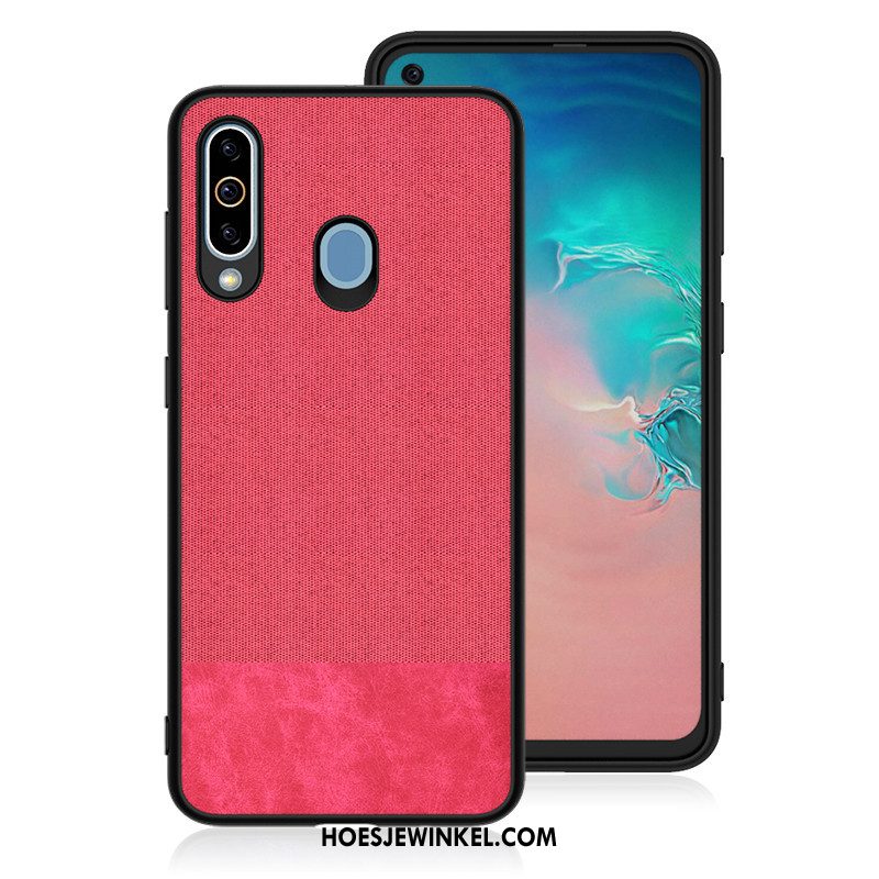 Samsung Galaxy A8s Hoesje Verbinding Hard Anti-fall, Samsung Galaxy A8s Hoesje Mobiele Telefoon Doek Braun Braun