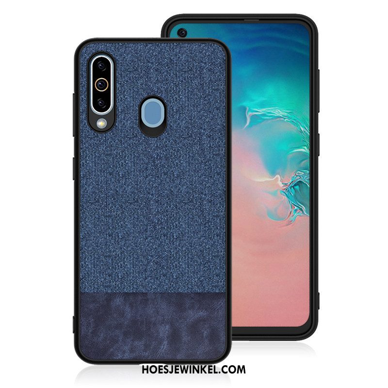 Samsung Galaxy A8s Hoesje Verbinding Hard Anti-fall, Samsung Galaxy A8s Hoesje Mobiele Telefoon Doek Braun Braun