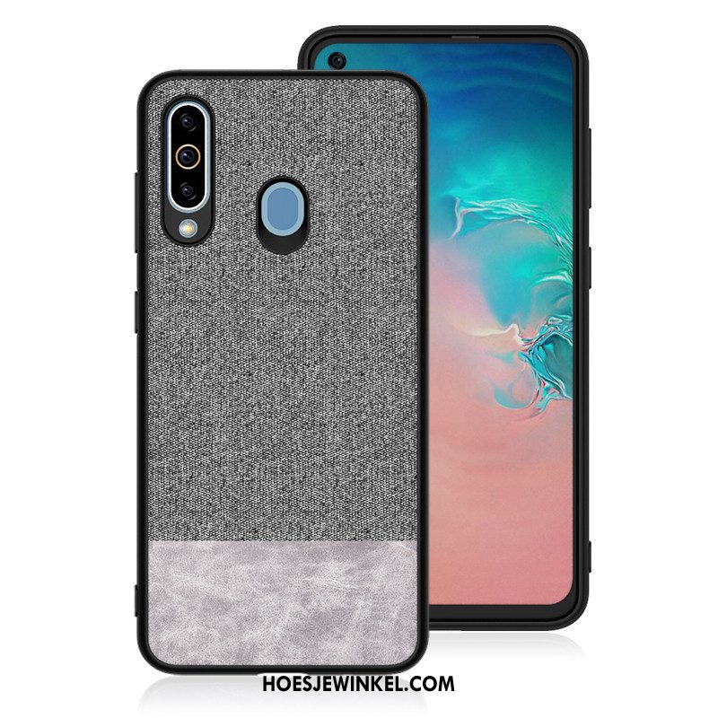 Samsung Galaxy A8s Hoesje Verbinding Hard Anti-fall, Samsung Galaxy A8s Hoesje Mobiele Telefoon Doek Braun Braun