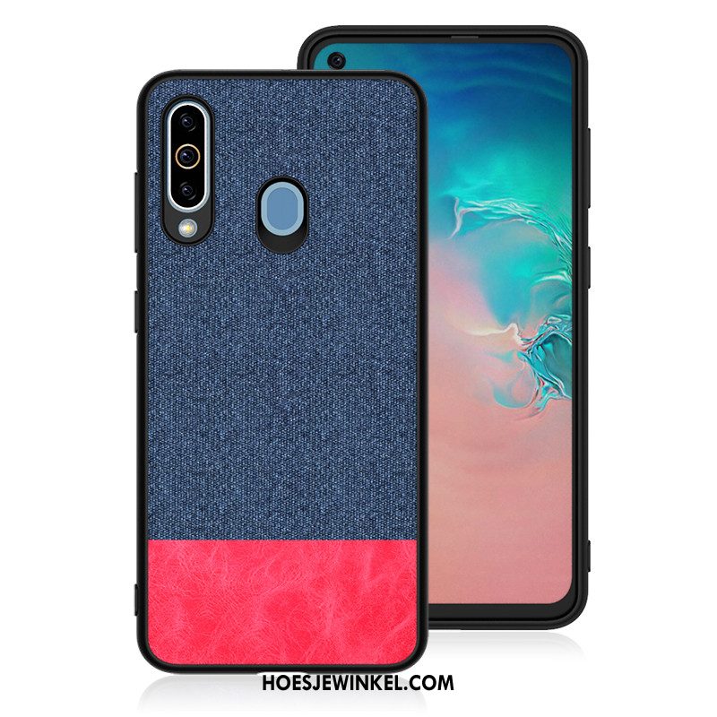 Samsung Galaxy A8s Hoesje Verbinding Hard Anti-fall, Samsung Galaxy A8s Hoesje Mobiele Telefoon Doek Braun Braun