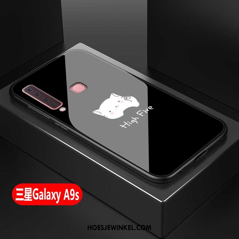 Samsung Galaxy A9 2018 Hoesje All Inclusive Glas Persoonlijk, Samsung Galaxy A9 2018 Hoesje Net Red Ster