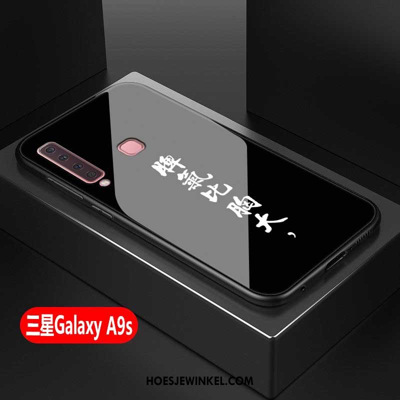 Samsung Galaxy A9 2018 Hoesje All Inclusive Glas Persoonlijk, Samsung Galaxy A9 2018 Hoesje Net Red Ster