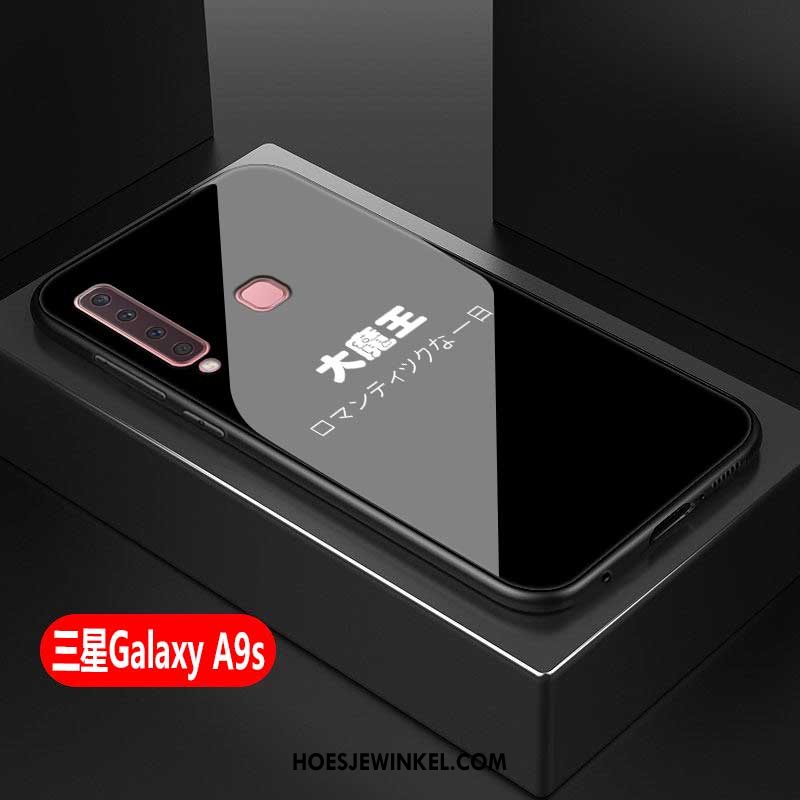 Samsung Galaxy A9 2018 Hoesje All Inclusive Glas Persoonlijk, Samsung Galaxy A9 2018 Hoesje Net Red Ster