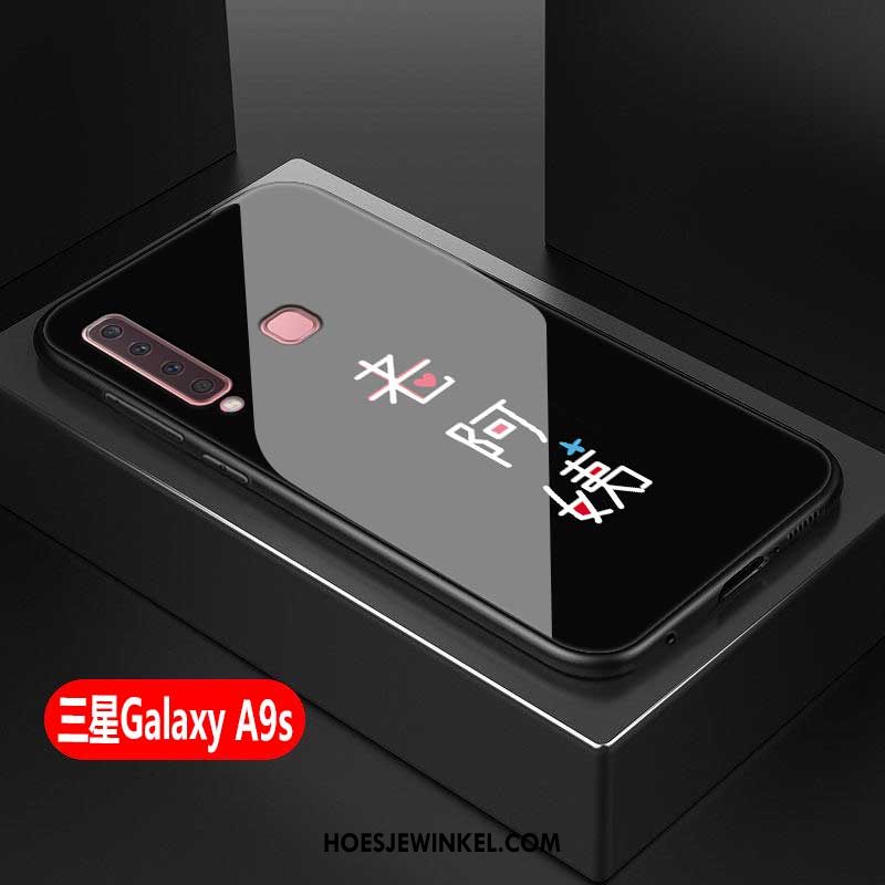 Samsung Galaxy A9 2018 Hoesje All Inclusive Glas Persoonlijk, Samsung Galaxy A9 2018 Hoesje Net Red Ster