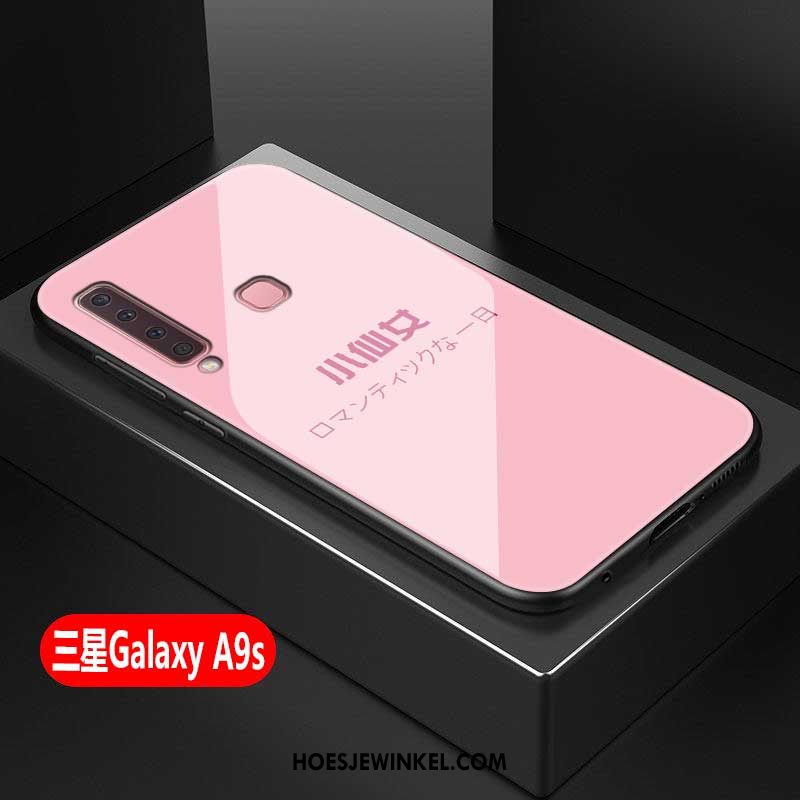 Samsung Galaxy A9 2018 Hoesje All Inclusive Glas Persoonlijk, Samsung Galaxy A9 2018 Hoesje Net Red Ster