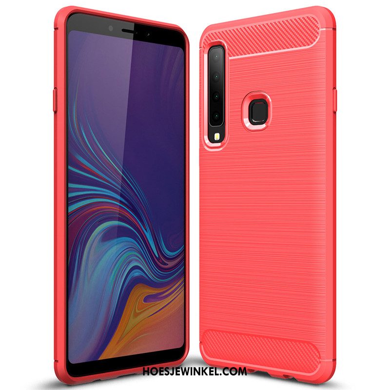 Samsung Galaxy A9 2018 Hoesje Eenvoudige Zwart Mobiele Telefoon, Samsung Galaxy A9 2018 Hoesje Nieuw Fiber