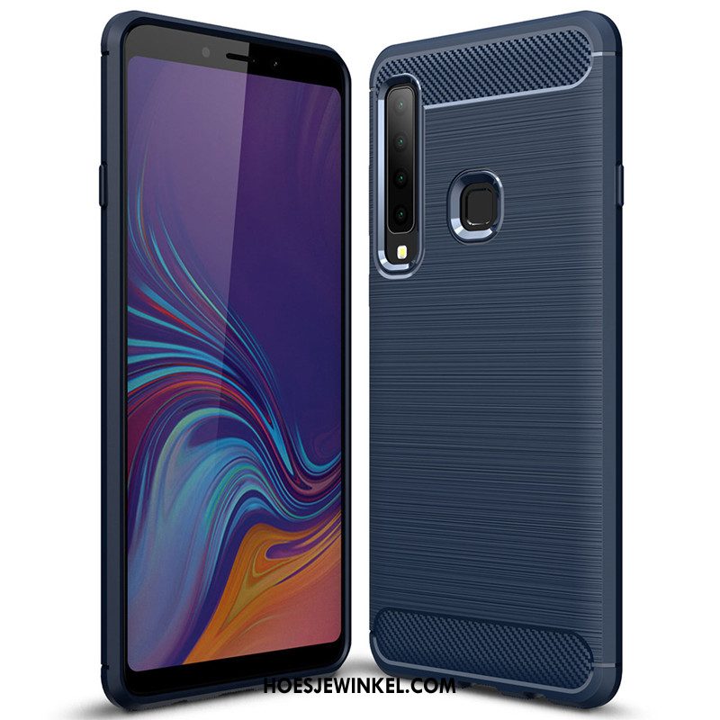 Samsung Galaxy A9 2018 Hoesje Eenvoudige Zwart Mobiele Telefoon, Samsung Galaxy A9 2018 Hoesje Nieuw Fiber