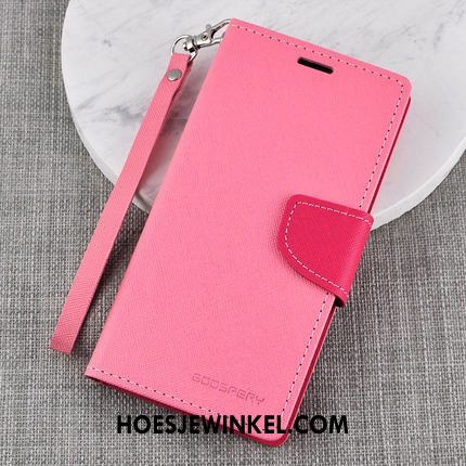 Samsung Galaxy A9 2018 Hoesje Folio Zacht All Inclusive, Samsung Galaxy A9 2018 Hoesje Leren Etui Mobiele Telefoon