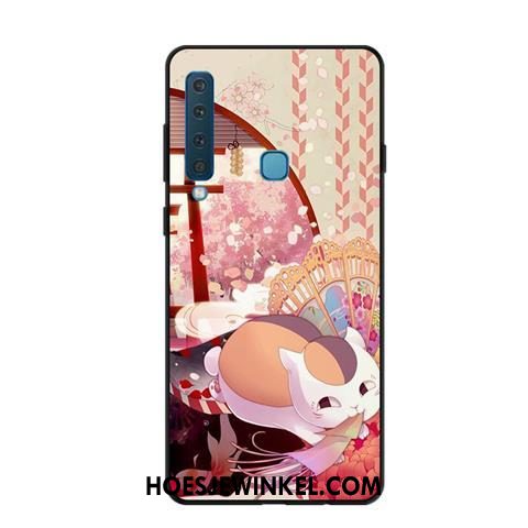 Samsung Galaxy A9 2018 Hoesje Kleur Rijkdom Zacht, Samsung Galaxy A9 2018 Hoesje Kat Hoes